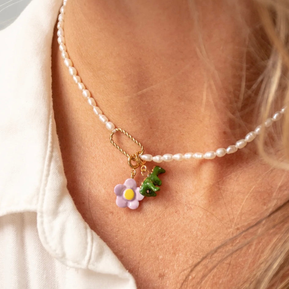 Charm Flor Morada