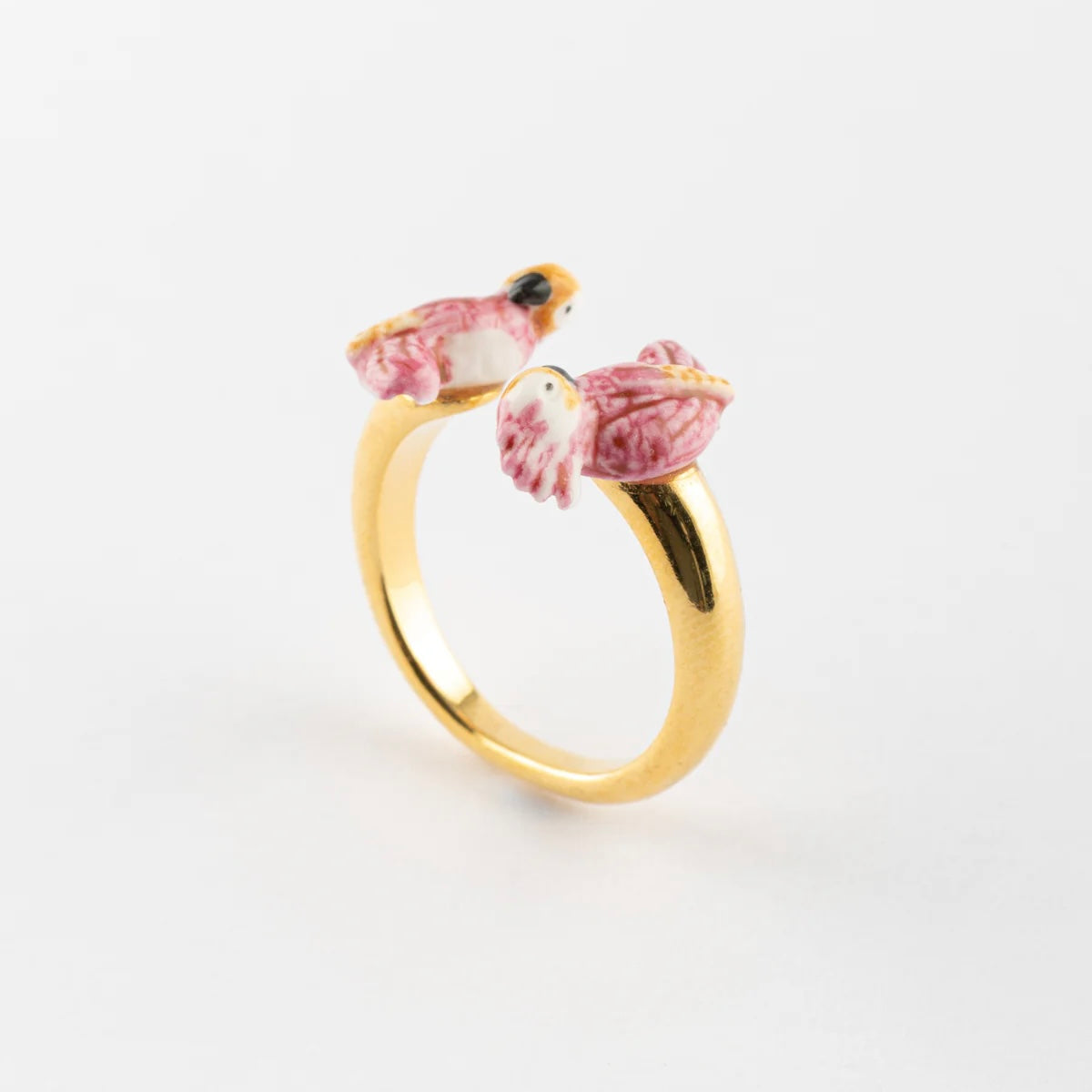 Anillo Cacatúas Rosadas
