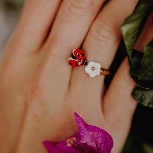 Anillo Chinita & Margarita - Leontina Joyas