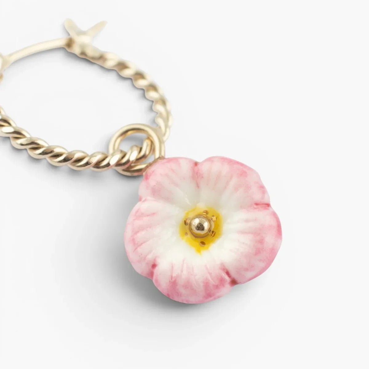 Aro Petunia Rosada - Leontina Joyas