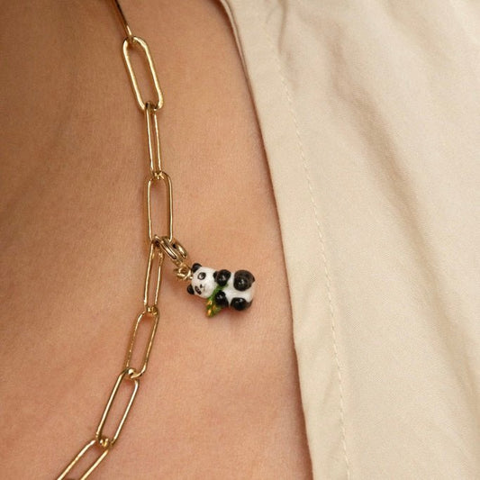 Charm Oso Panda - Leontina Joyas