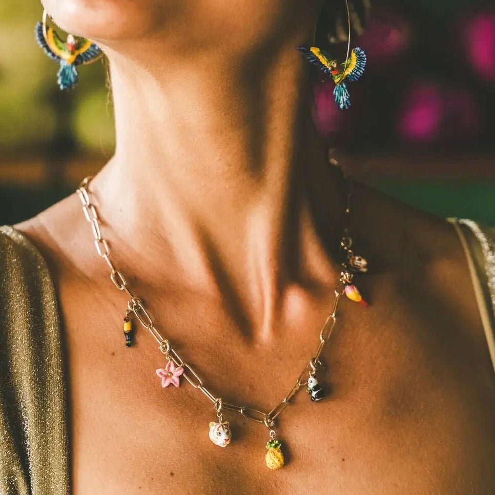 Charm Pink Lily - Leontina Joyas