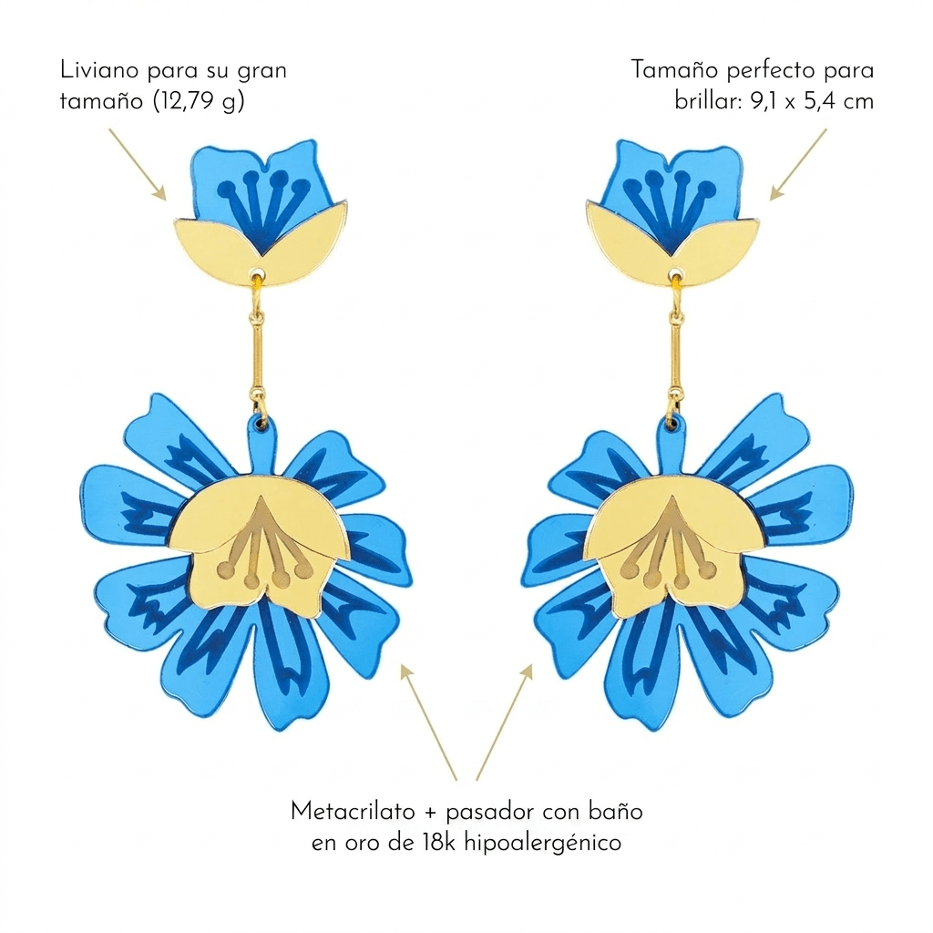 Sra. Chan Azul - Leontina Joyas