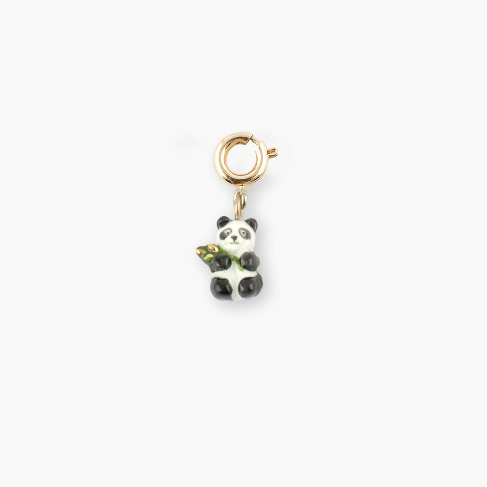 Charm Oso Panda de porcelana francesa pintada a mano — Nach Bijoux