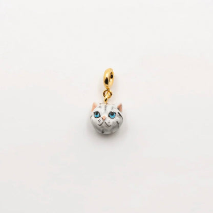 Charm Gato Gris