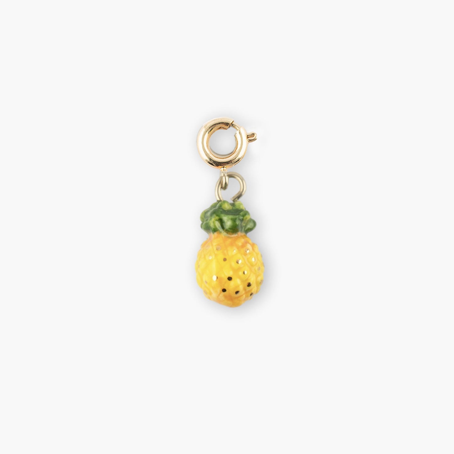 Charm Piña de porcelana francesa pintada a mano — Nach Bijoux