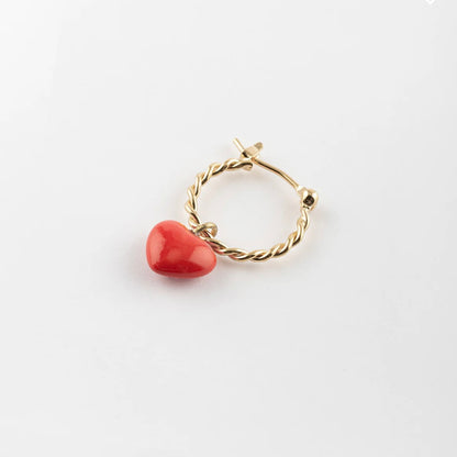 Aro Corazón Rojo