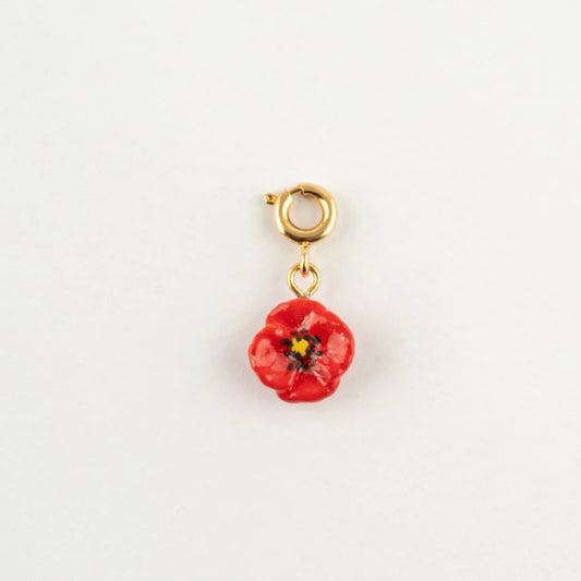 Charm Flor Roja