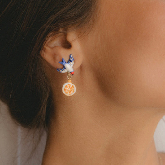 Aros Golondrinas y Naranja