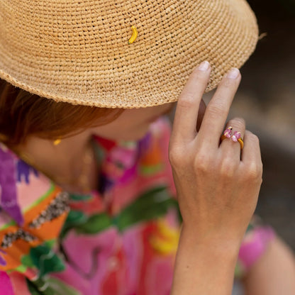 Anillo Cacatúas Rosadas