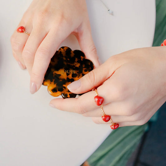 Anillo Corazón Rojo