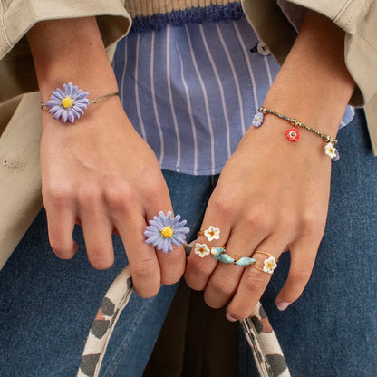 Brazalete Anémona Lila