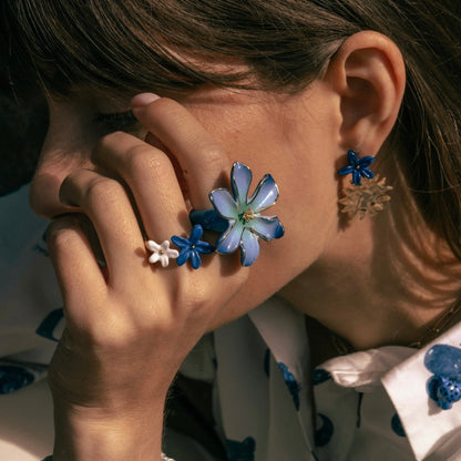 Anillo Flor de Jazmín - Leontina Joyas