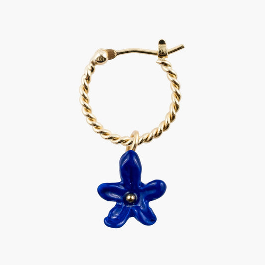 Aro Jazmín Azul - Leontina Joyas