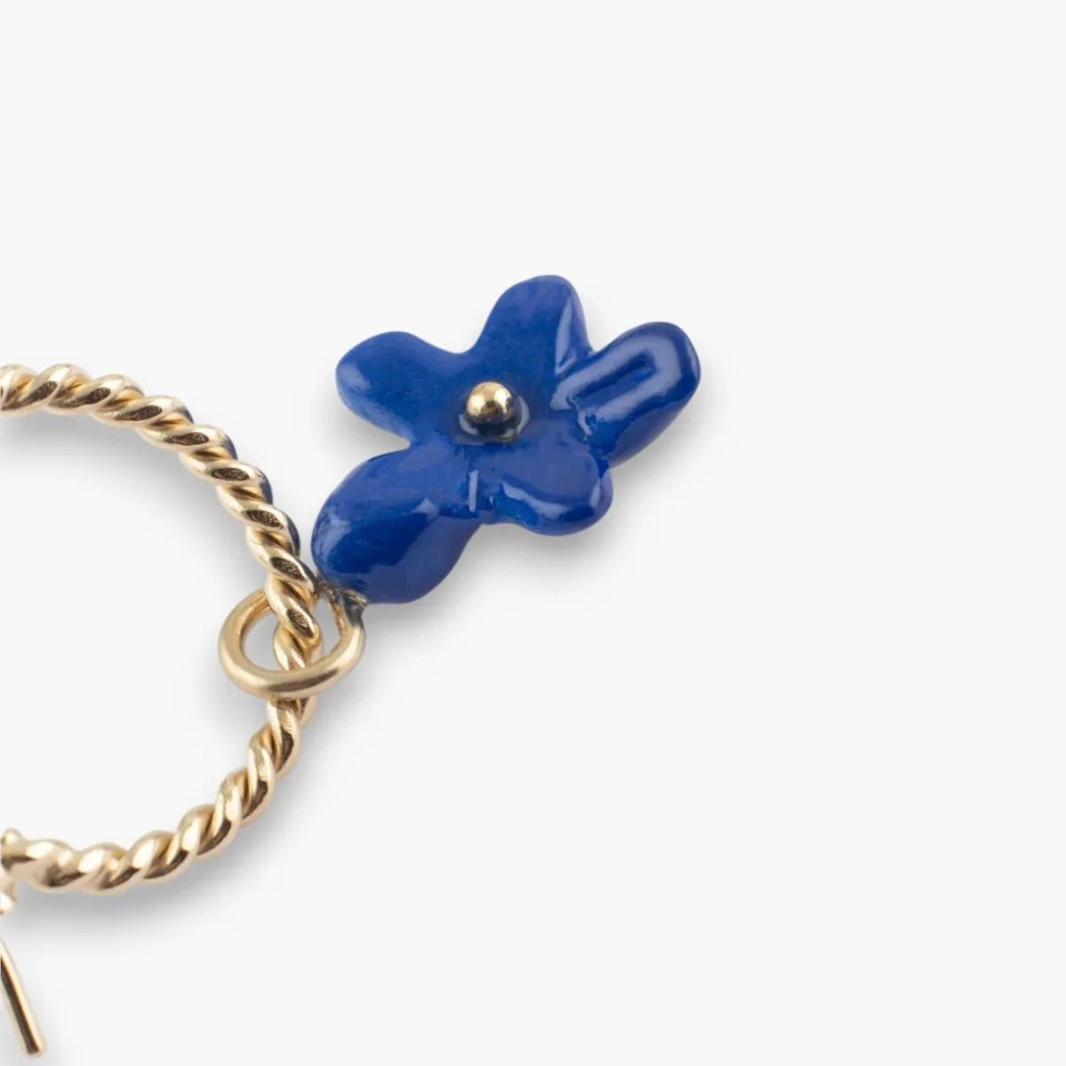 Aro Jazmín Azul - Leontina Joyas