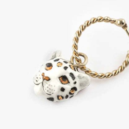 Aro Leopardo Blanco - Leontina Joyas