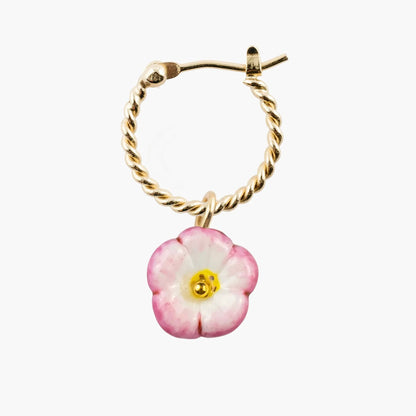 Aro Petunia Rosada - Leontina Joyas