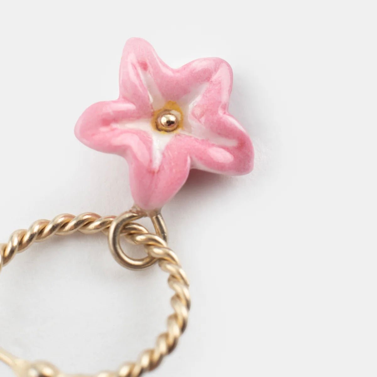 Aro Pink Lily - Leontina Joyas