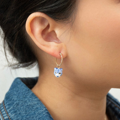Aro Tigre Azul - Leontina Joyas