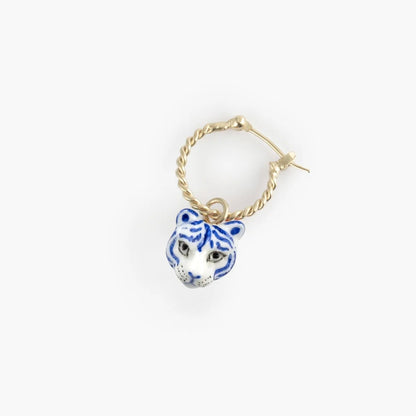 Aro Tigre Azul - Leontina Joyas