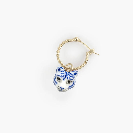 Aro Tigre Azul - Leontina Joyas