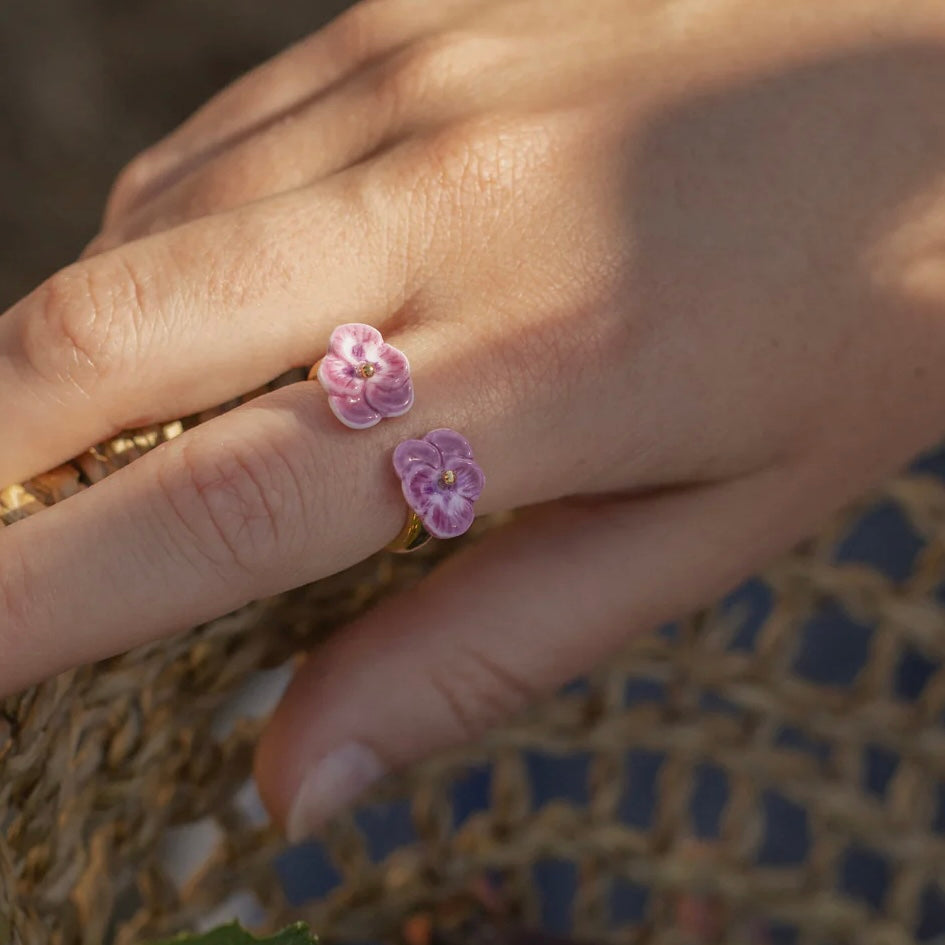 Anillo Pensamientos Morados