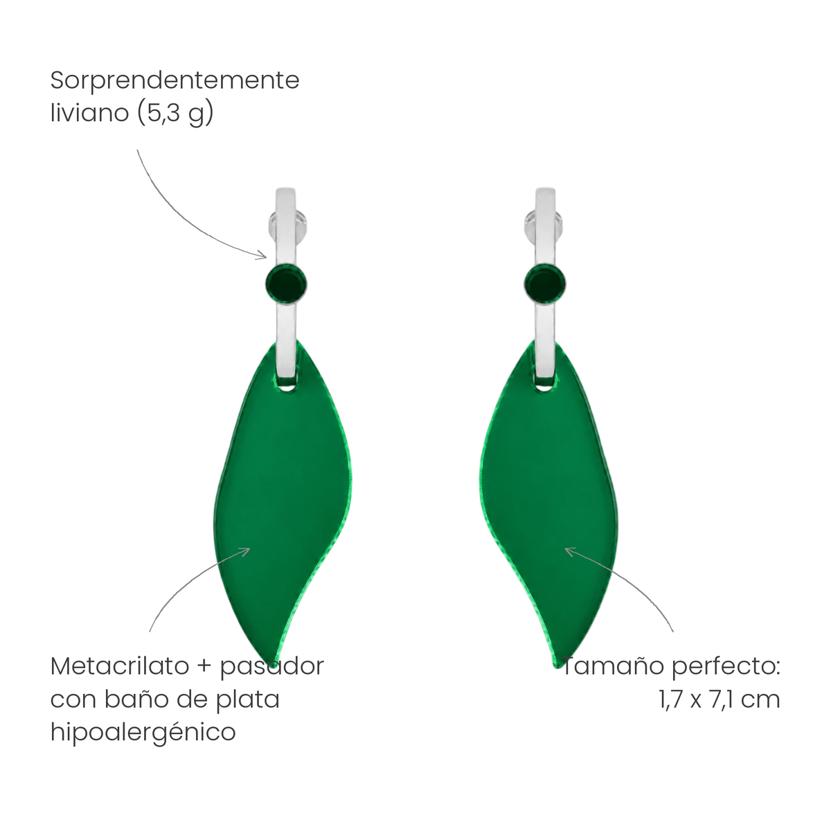 Bráctea Viridiana - Leontina Joyas