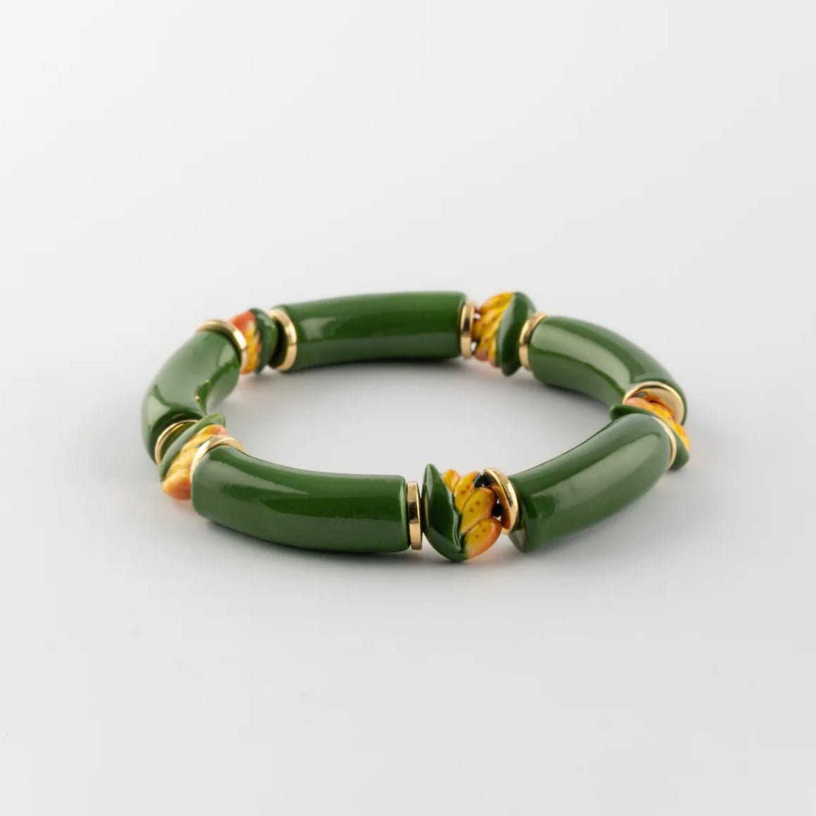 Brazalete Ave del Paraíso - Leontina Joyas