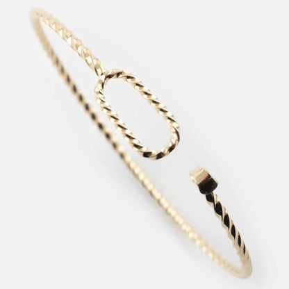 Brazalete Entrelazado - Leontina Joyas