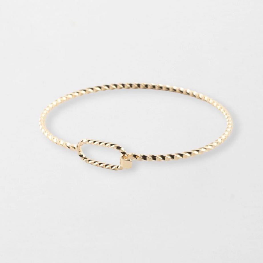 Brazalete Entrelazado - Leontina Joyas Chile