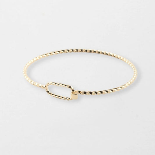 Brazalete Entrelazado - Leontina Joyas Chile