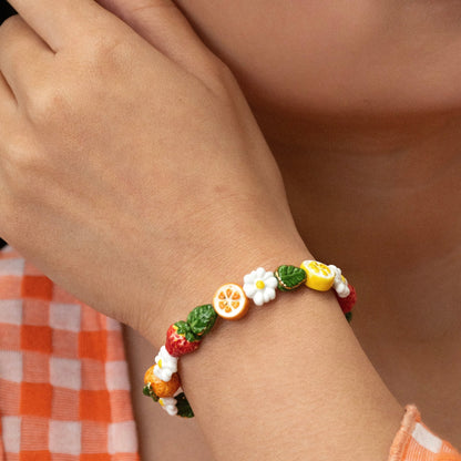 Brazalete Frutas - Leontina Joyas