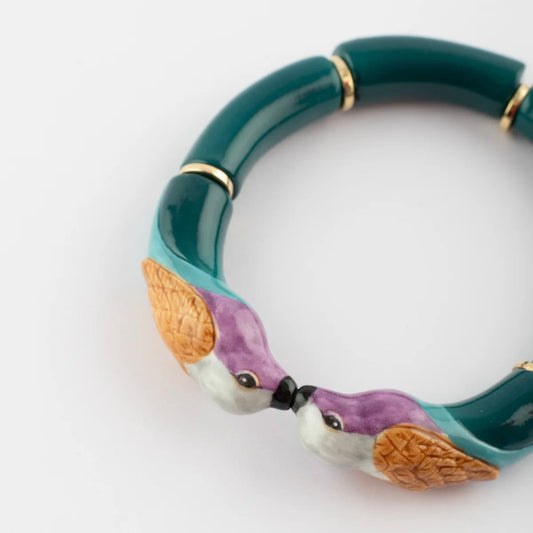 Brazalete Pájaros - Leontina Joyas