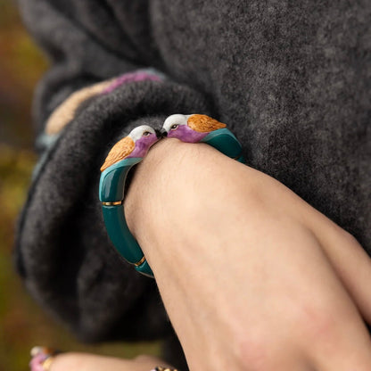 Brazalete Pájaros - Leontina Joyas