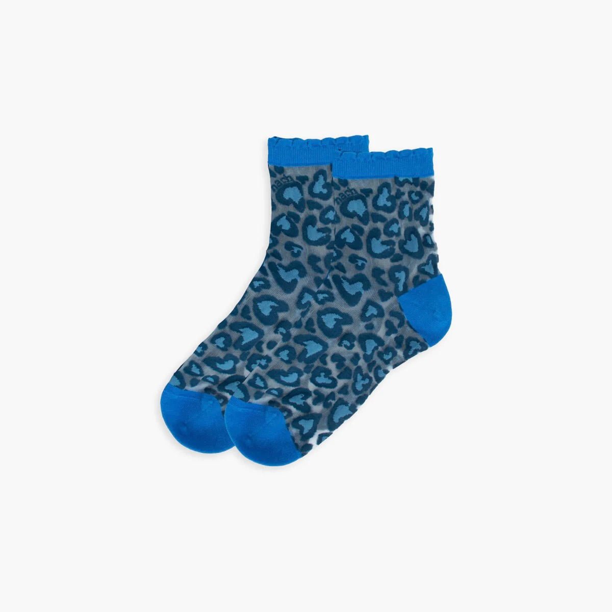 Calcetines Leopardo Azul - Leontina Joyas