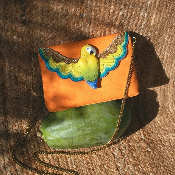 Cartera Parrot - NACH x NAHUA - Leontina Joyas