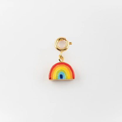 Charm Arcoiris Nach Bijoux, porcelana pintada a mano - Leontina Joyas Chile