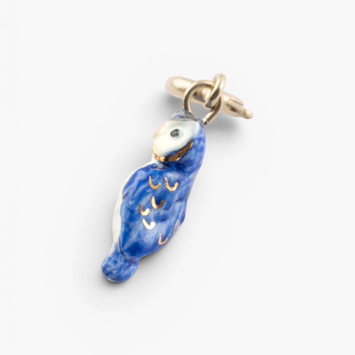 Charm Búho Azul - Leontina Joyas