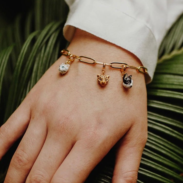 Charm Cabeza Leopardo - Leontina Joyas
