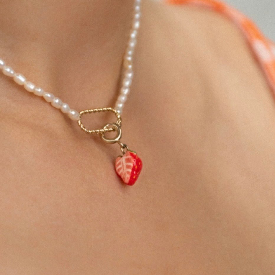 Charm Frutilla - Leontina Joyas