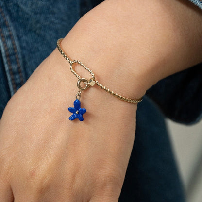 Charm Jazmín Azul - Leontina Joyas