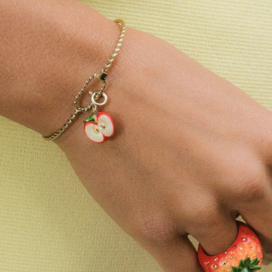 Charm Manzana - Leontina Joyas