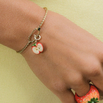 Charm Manzana - Leontina Joyas