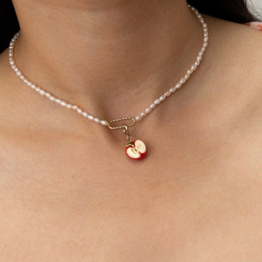 Charm Manzana - Leontina Joyas