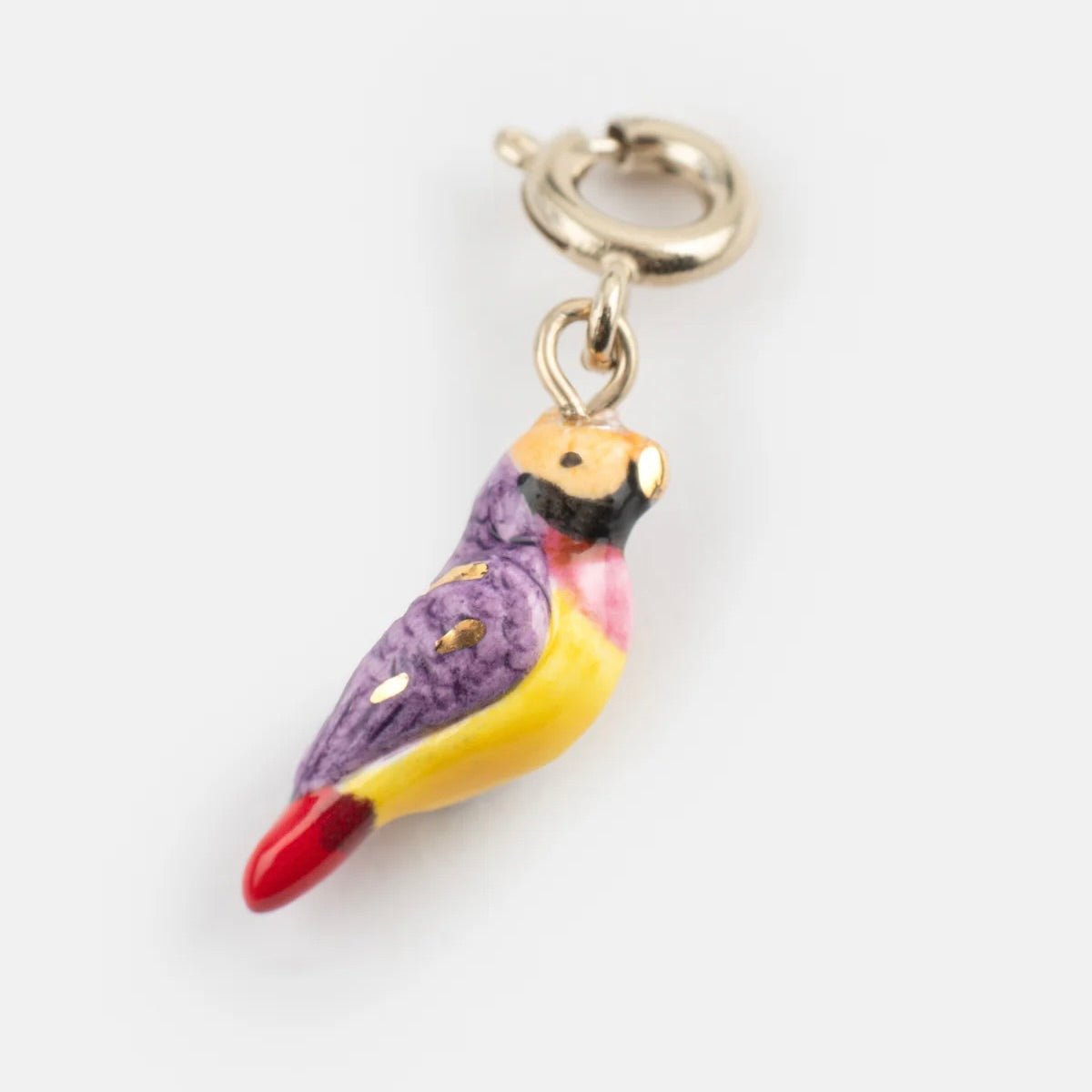 Charm Pájaro Pinzón - Leontina Joyas