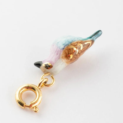 Charm Pájaro Rollier - Leontina Joyas