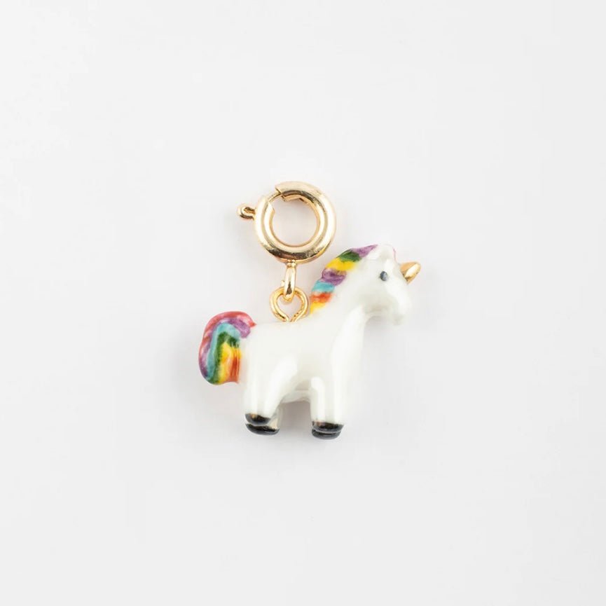 Charm Unicornio Nach Bijoux, porcelana pintada a mano - Leontina Joyas Chile