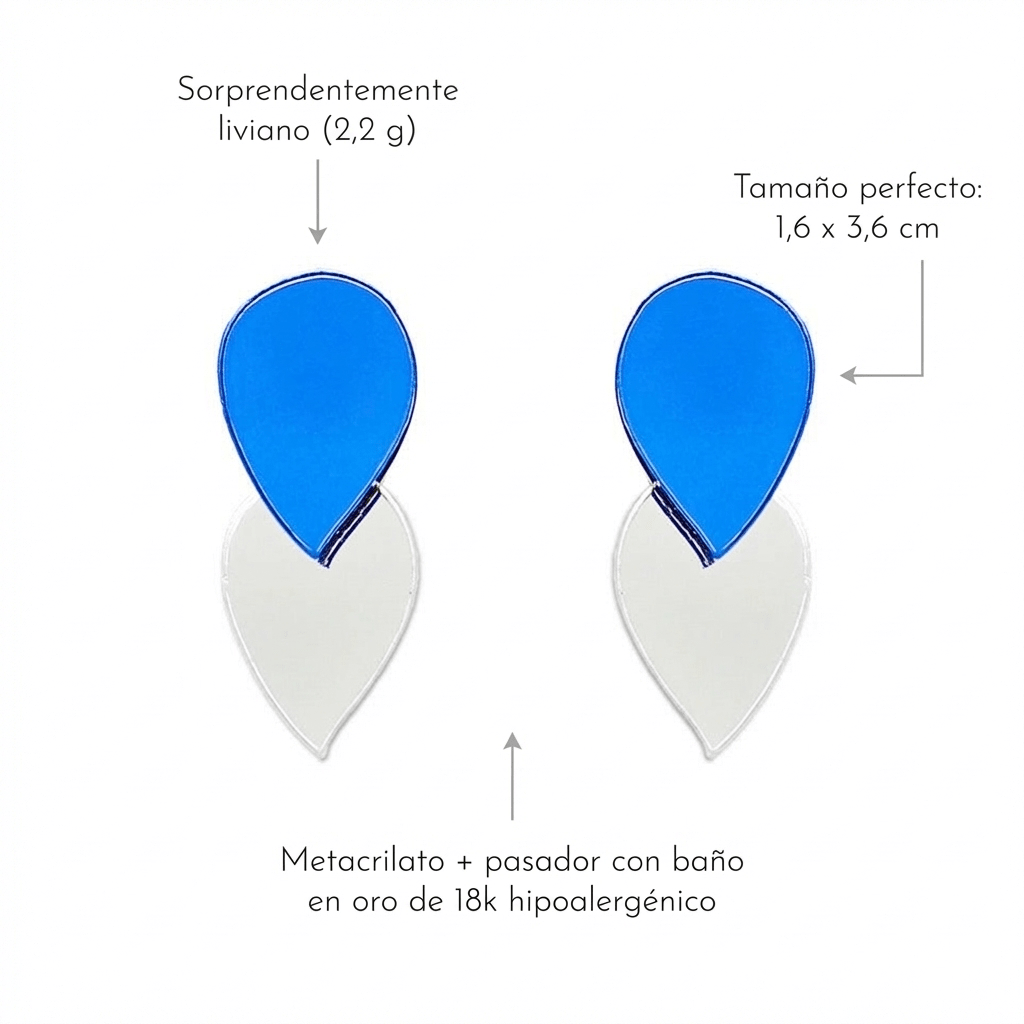 Claridad Azul - Leontina Joyas