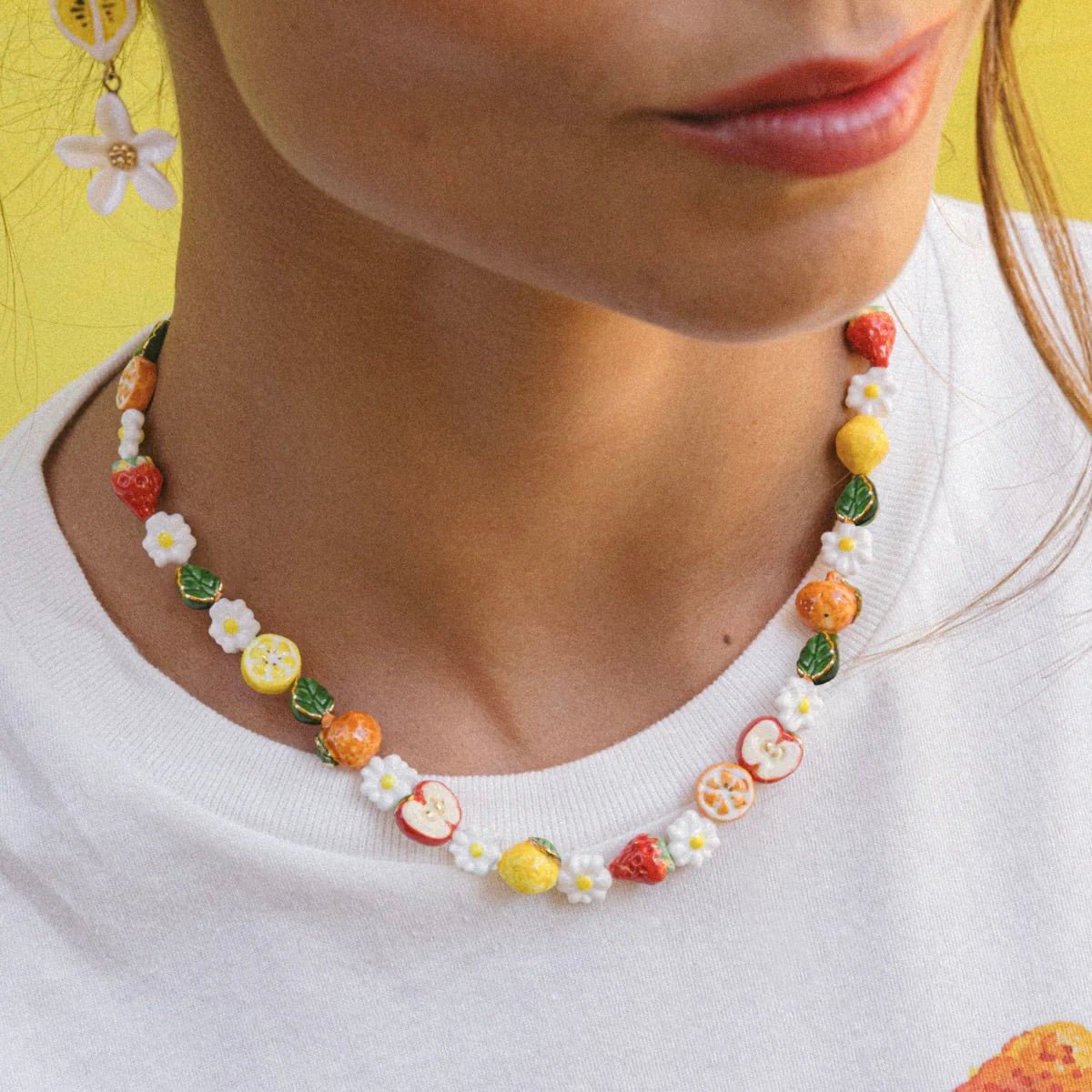 Collar Frutas - Leontina Joyas
