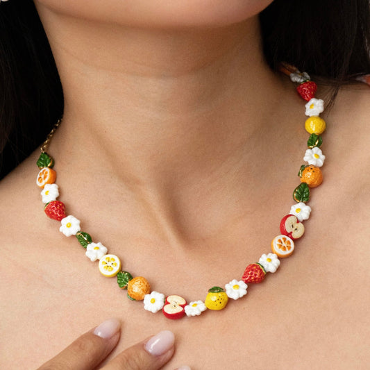 Collar Frutas - Leontina Joyas